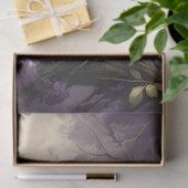 キアントバイオレットフローライラストレーション 薄葉紙 (ギフト)