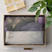 キアントバイオレットフローライラストレーション 薄葉紙 (ギフト)