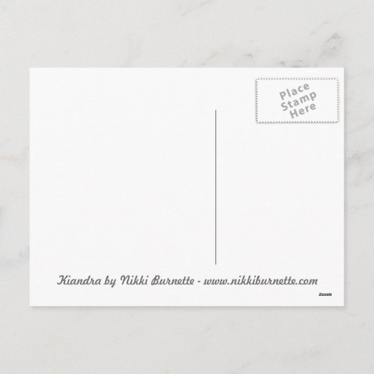 キアンドラ – 感謝祭マーメイドはがき シーズンポストカード (裏面)