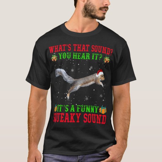 キイキイのおもしろいシャツクリスマスリス Tシャツ (正面)