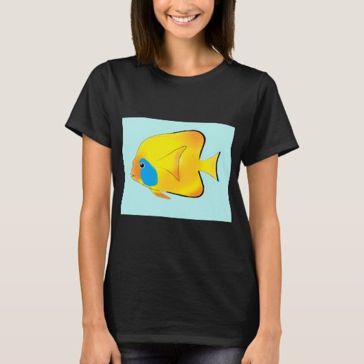 キイロチョウチョウウオ Tシャツ (正面)