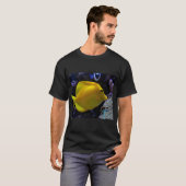キイロハギの熱帯魚 Tシャツ (正面フル)