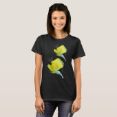キイロハナグロチョウチョウウオ Tシャツ (正面フル)