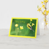 キイロヒゴロシのグリーティングカード カード (黄色い花)