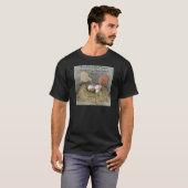 キウおもしろいイの鳥が果実の世話をする Tシャツ (正面フル)