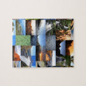 キウィアナニュージーランド自然風光明媚モンタージュ ジグソーパズル (横)