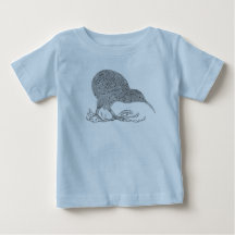 キウィアナ柄の子供用Tシャツ