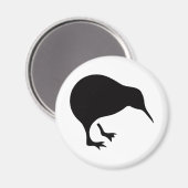 キウィオールブラックスとオールホワイトスニュージーランドギア マグネット (正面/裏面)