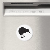 キウィオールブラックスとオールホワイトスニュージーランドギア マグネット (インサイチュ (食洗機))