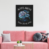 キウィニュージーランドキウィパウア キャンバスプリント (インサイチュ (リビング))