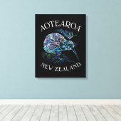 キウィニュージーランドキウィパウア キャンバスプリント (インサイチュ (ウッドフロア))