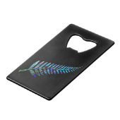 キウィニュージーランドファーンパウア クレジットカード栓抜き (裏面アングル)