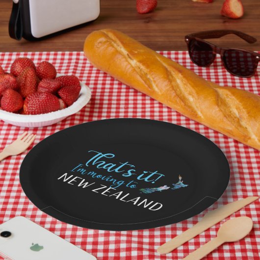 キウィニュージーランドポーア ペーパープレート (ピクニック)