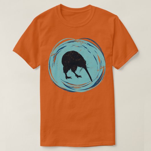 キウィバードニュージーランド Tシャツ (デザイン正面)