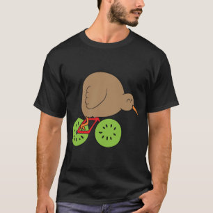 キウィバードニュージーランドKiwi Bird and Kiwi Fruit Kiw Tシャツ