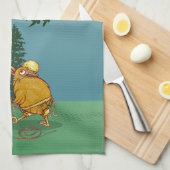 キウィバードロック登山 キッチンタオル (四つ折り)