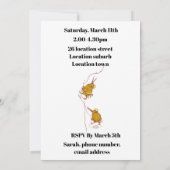 キウィバードロック登山 招待状 (裏面)