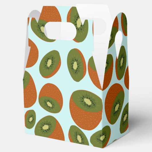 キウィフルーツ模様 フェイバーボックス (オープン)