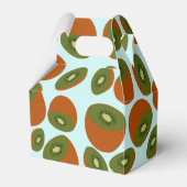 キウィフルーツ模様 フェイバーボックス (正面サイド)