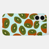 キウィフルーツ模様 Case-Mate iPhoneケース (裏面 (横))