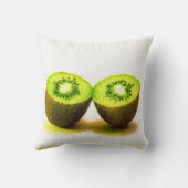 「キウィフルーツ」かわいい写真。買今 クッション (裏面)
