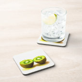 「キウィフルーツ」かわいい写真。買今 コースター (右側)