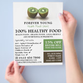 キウィフルーツ、ヘルスフードス広告トアズ チラシ (手)