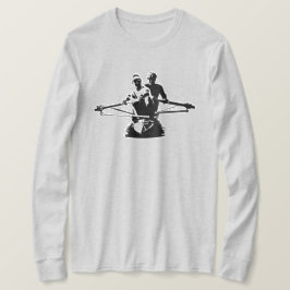 キウィペアニュージーランド長いスリーブを漕ぐ Tシャツ