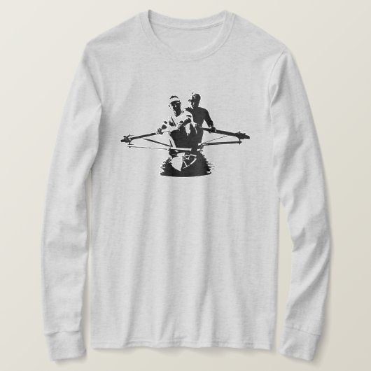 キウィペアニュージーランド長いスリーブを漕ぐ Tシャツ (デザイン正面)