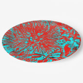 キウィライフスタイルポフツカワNZ開花フエ ペーパープレート (アングル)