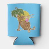 キウィ食べ物ーのアイスクリーム 缶クーラー (正面)