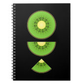 キウイかわいいかわいいフルーツ ノートブック (正面)
