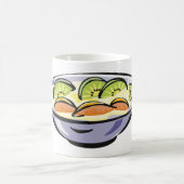 キウイとオレンジのフレッシュフルーツサラダボウル コーヒーマグカップ (中央)