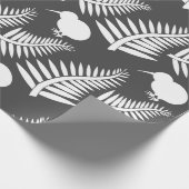 キウイとシダのニュージーランドラッピング紙 ラッピングペーパー (角)