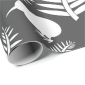 キウイとシダのニュージーランドラッピング紙 ラッピングペーパー (ロールコーナー)