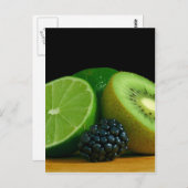 キウイとライム ポストカード (正面/裏面)