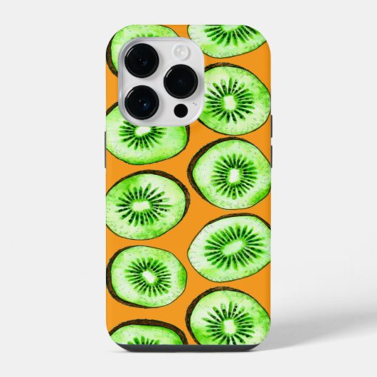 キウイのスライス iPhoneケース (裏面)