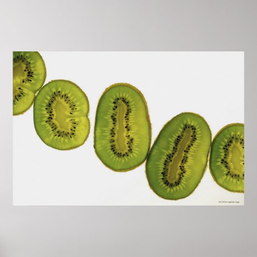 キウイの実を5切り詰める ポスター (正面)