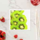 キウイの水彩 スタンダードカクテルナプキン (インサイチュ)