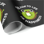 キウイの生活は幸福フルーツプンダークBG ラッピングペーパー (ロールコーナー)