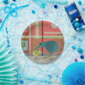 キウイの鳥が入る ペーパープレート (パーティー)