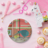 キウイの鳥が入る ペーパープレート (パーティー)