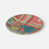 キウイの鳥が入る ペーパープレート (アングル)