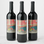 キウイの鳥が入る ワインラベル (ボトル)