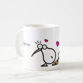キウイカップル コーヒーマグカップ (正面左)