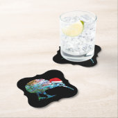 キウイクリスマスポーア ペーパーコースター (インサイチュ)