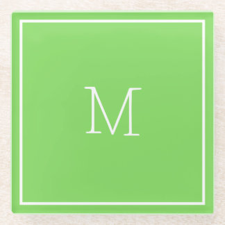 キウイグリーンガラスコースター ガラスコースター