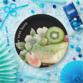 キウイケーキ紙プレート ペーパープレート (パーティー)