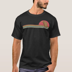 キウイシャツ。レトロスタイルキウイ Tシャツ