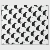 キウイシルエット ラッピングペーパー (フラット)